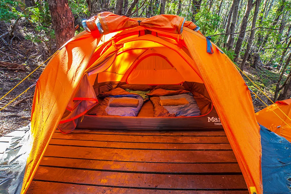 Torres Del Paine Tent And Sleeping Bags