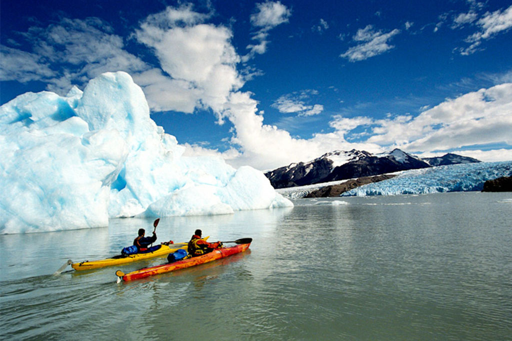 Torres Del Paine Kayak Close To Iceberg Experience Chile