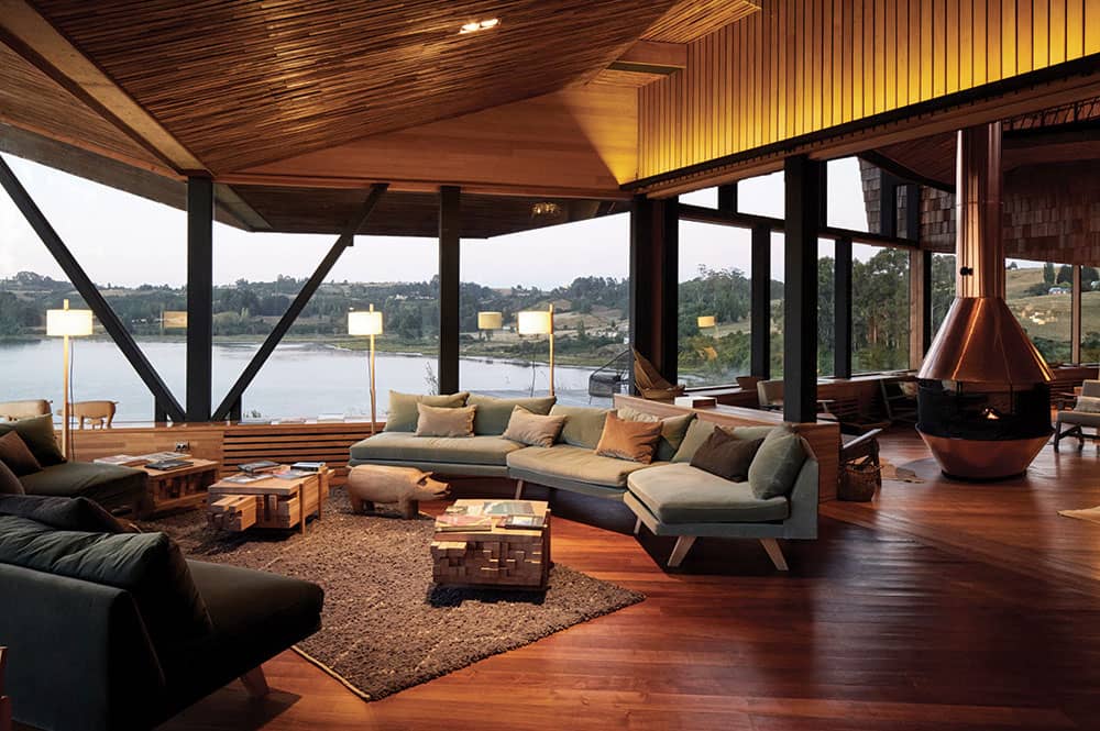 Chiloe Hotel Tierra Central Living Area Experience Chile