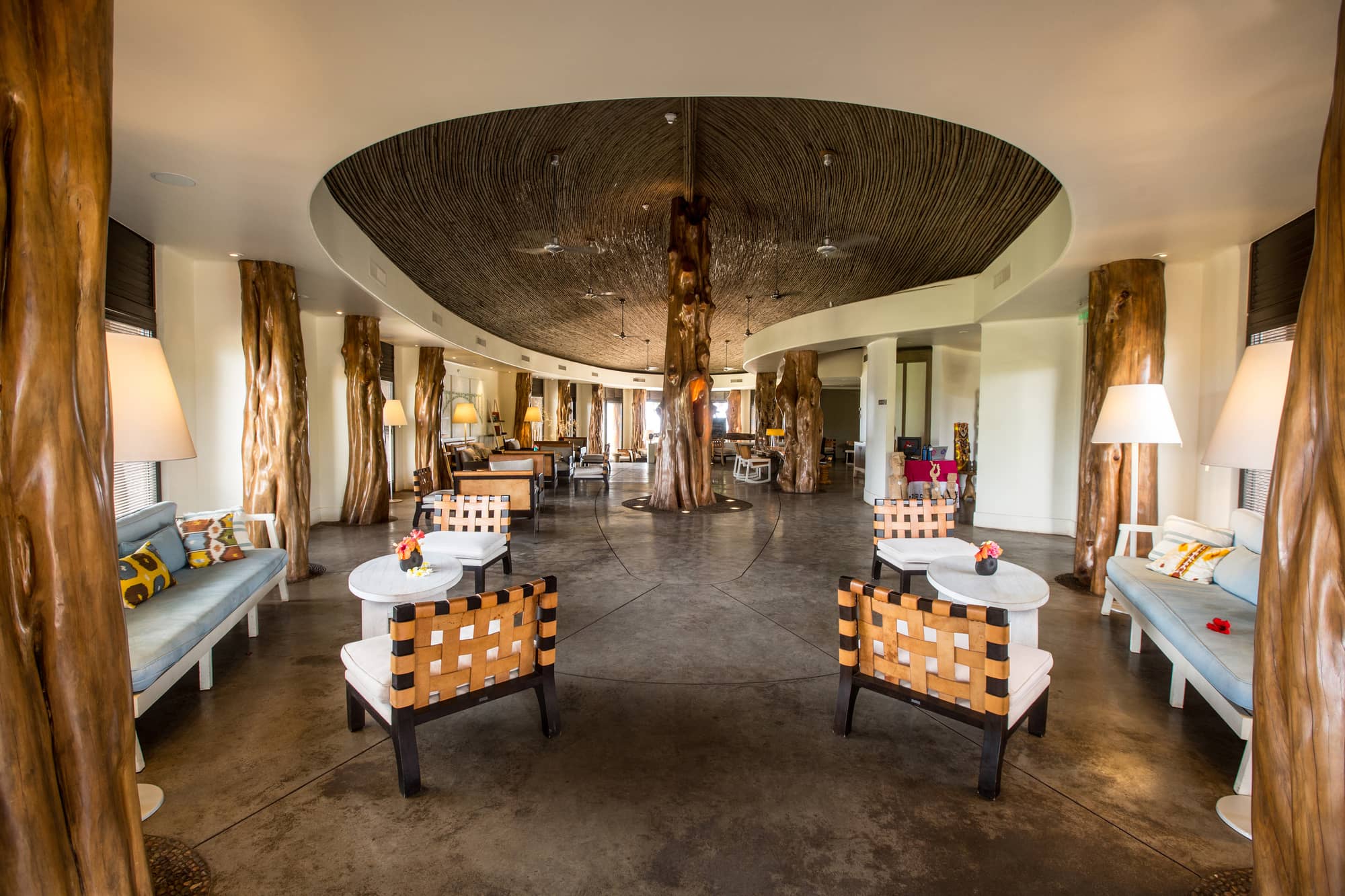 Easter Island Hotel Hanga Roa Lobby Area Experience Chile