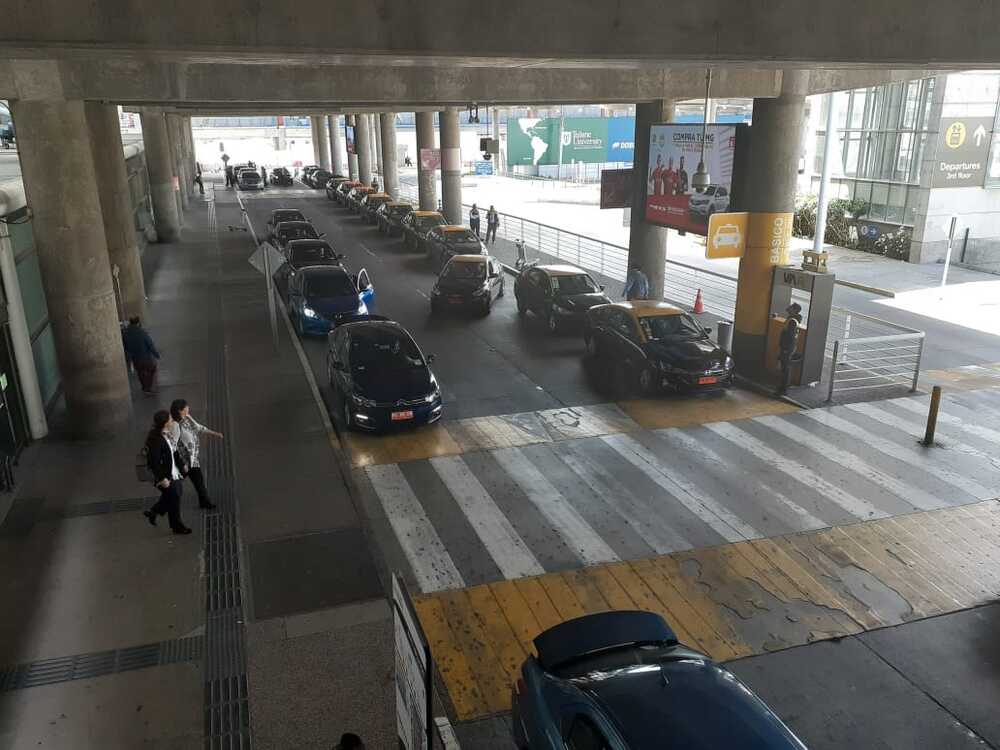 Santiago Airport Taxi Rank Experience Chile
